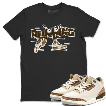 Air Jordan 3 Palomino Sneaker Match Tees Running Shoes Sneaker Tees AJ3 Palomino Sneaker Release Tees Unisex Shirts Black 1