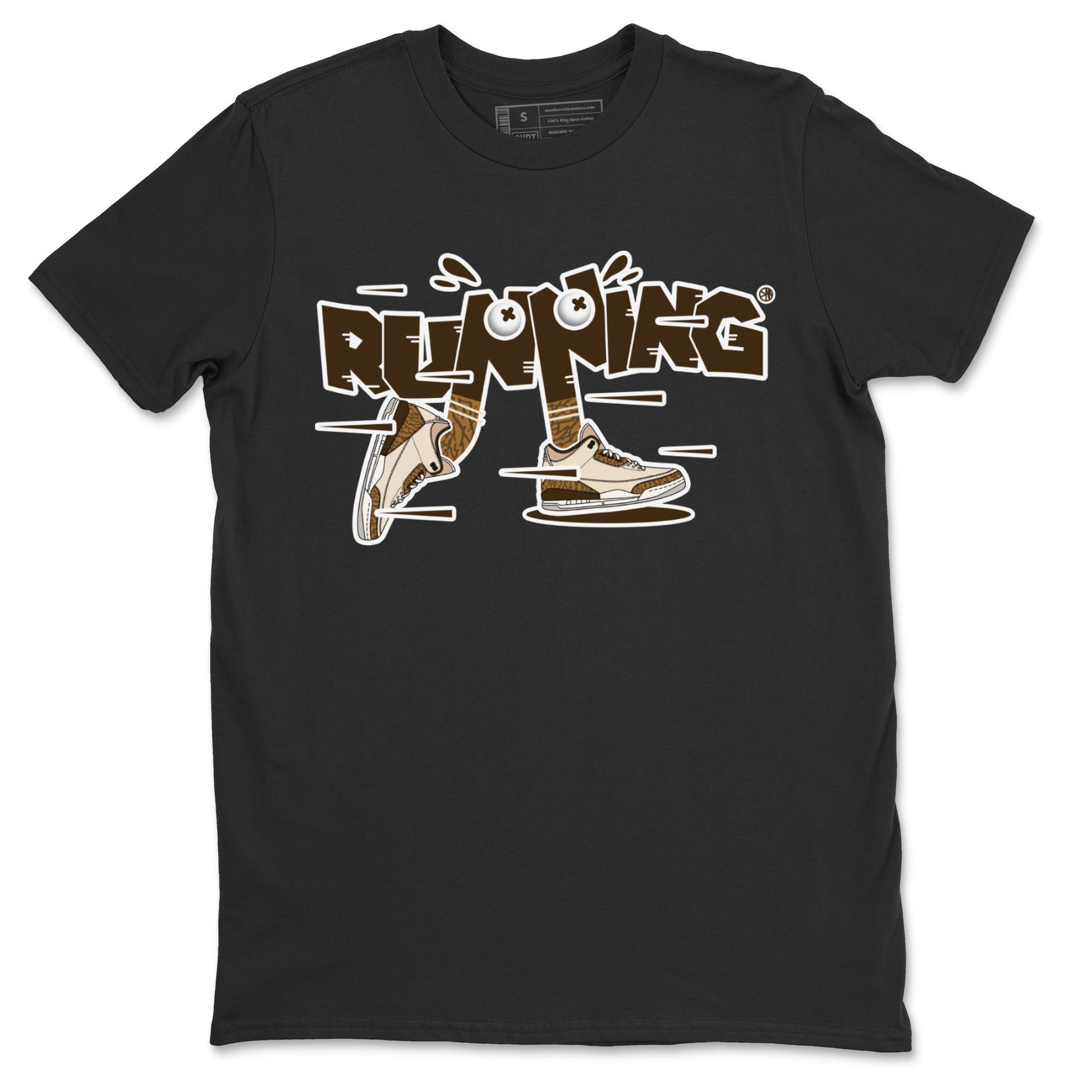 Air Jordan 3 Palomino Sneaker Match Tees Running Shoes Sneaker Tees AJ3 Palomino Sneaker Release Tees Unisex Shirts Black 2