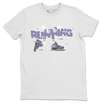 Air Jordan 5 Indigo Haze Sneaker Match Tees Running Shoes Sneaker Tees AJ5 Indigo Haze Sneaker Release Tees Unisex Shirts White 2