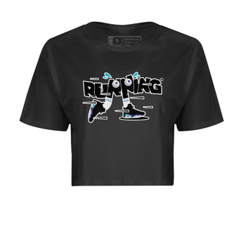 Air Jordan 6 Aqua Sneaker Match Tees Running Shoes Sneaker Tees AJ6 Aqua Sneaker Release Tees Women's Shirts Black 2