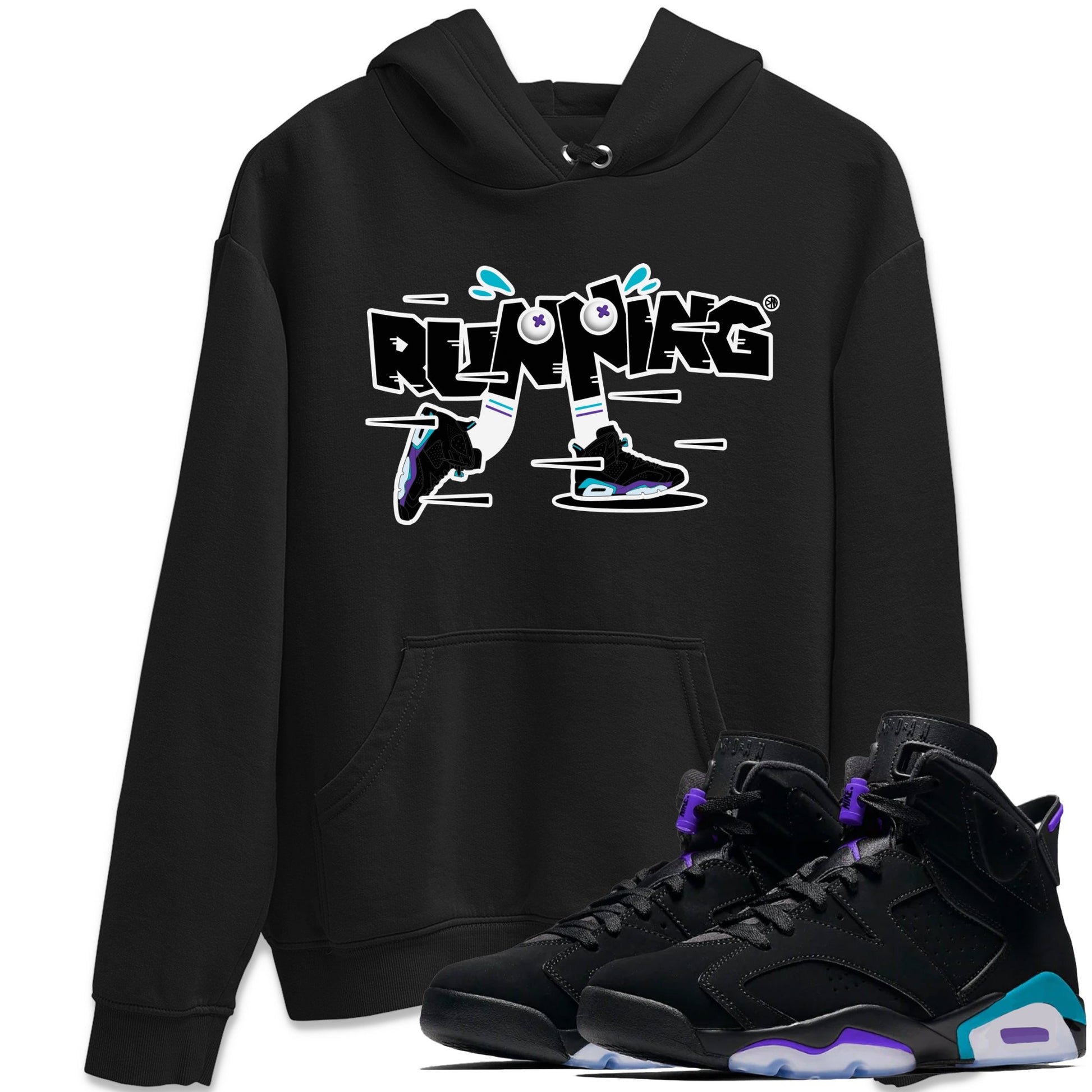 Air Jordan 6 Aqua Sneaker Match Tees Running Shoes Sneaker Tees AJ6 Aqua Sneaker Release Tees Unisex Shirts Black 1