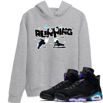 Air Jordan 6 Aqua Sneaker Match Tees Running Shoes Sneaker Tees AJ6 Aqua Sneaker Release Tees Unisex Shirts Heather Grey 1