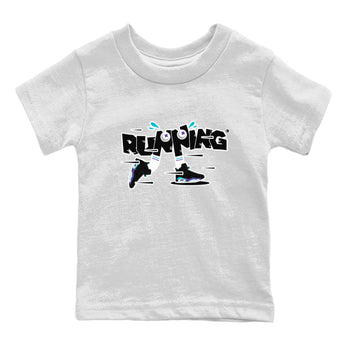 Air Jordan 6 Aqua Sneaker Match Tees Running Shoes Sneaker Tees AJ6 Aqua Sneaker Release Tees Kids Shirts White 2