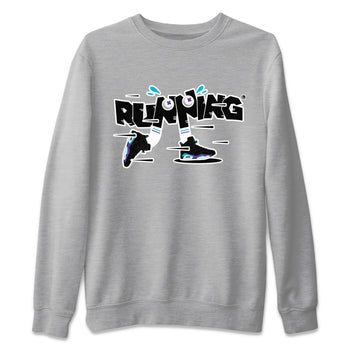 Air Jordan 6 Aqua Sneaker Match Tees Running Shoes Sneaker Tees AJ6 Aqua Sneaker Release Tees Unisex Shirts Heather Grey 2