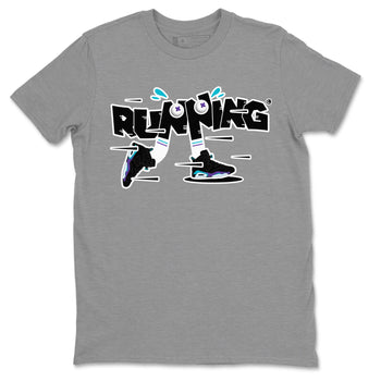 Air Jordan 6 Aqua Sneaker Match Tees Running Shoes Sneaker Tees AJ6 Aqua Sneaker Release Tees Unisex Shirts Heather Grey 2