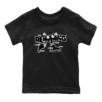 Air Jordan 7 Chambray Sneaker Match Tees Running Shoes Sneaker Tees AJ7 Chambray Sneaker Release Tees Kids Shirts Black 2