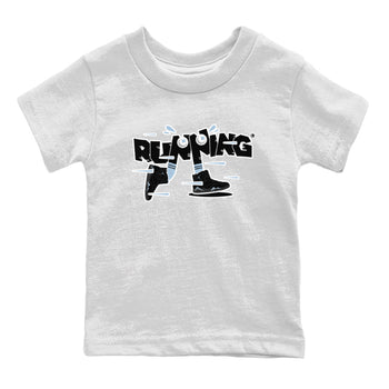 Air Jordan 7 Chambray Sneaker Match Tees Running Shoes Sneaker Tees AJ7 Chambray Sneaker Release Tees Kids Shirts White 2