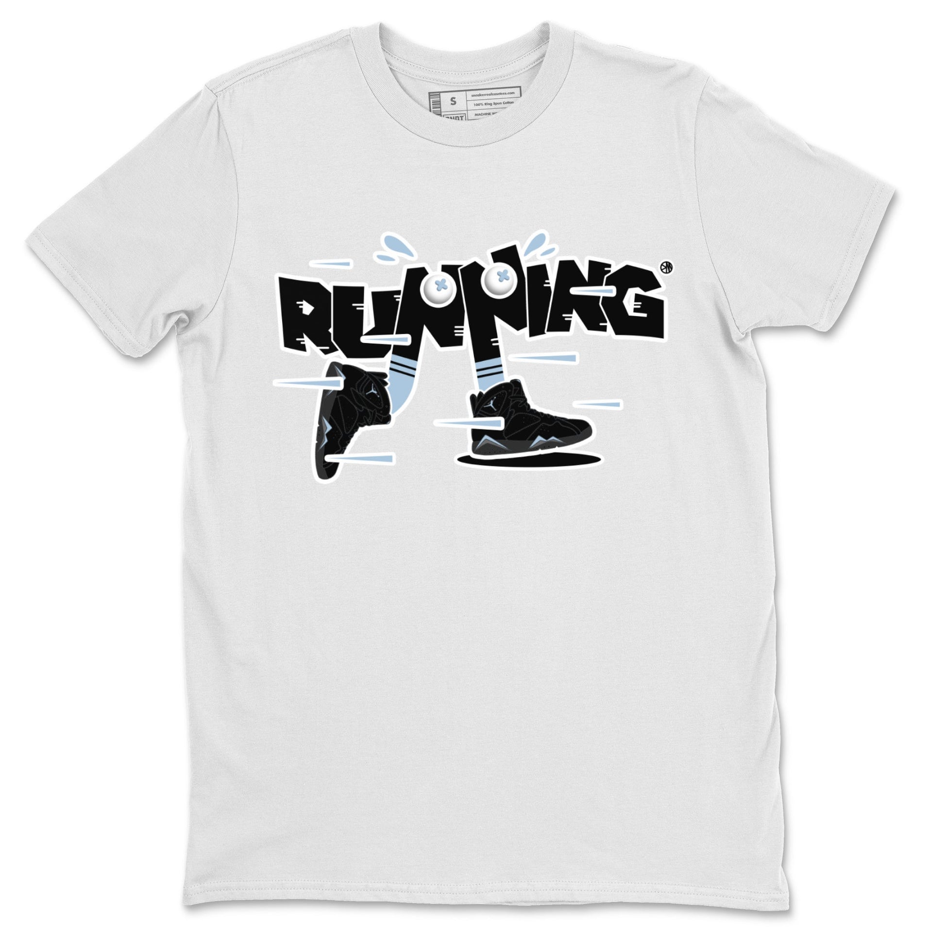 Air Jordan 7 Chambray Sneaker Match Tees Running Shoes Sneaker Tees AJ7 Chambray Sneaker Release Tees Unisex Shirts White 2