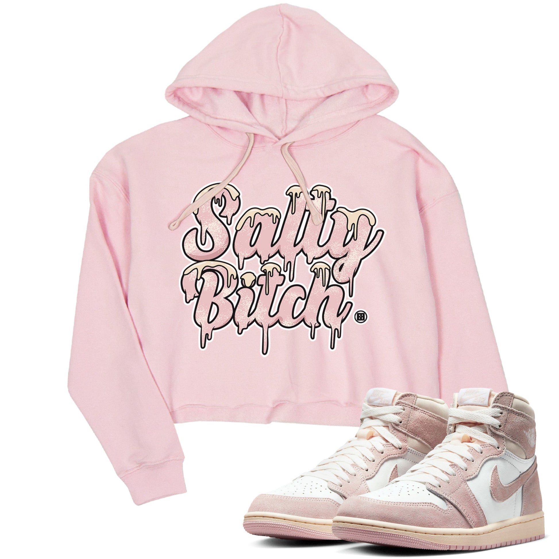 Air Jordan 1 Washed Pink Sneaker Match Tees Salty Bitch Sneaker Tees Air Jordan 1 High OG WMNS Washed Pink Sneaker Release Tees Women's Shirts Pink 1