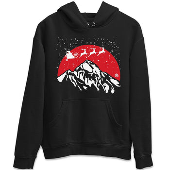 Jordan 4 Red Thunder Sneaker Match Tees Santa Silhouette Sneaker Tees Jordan 4 Red Thunder Sneaker Release Tees Unisex Shirts