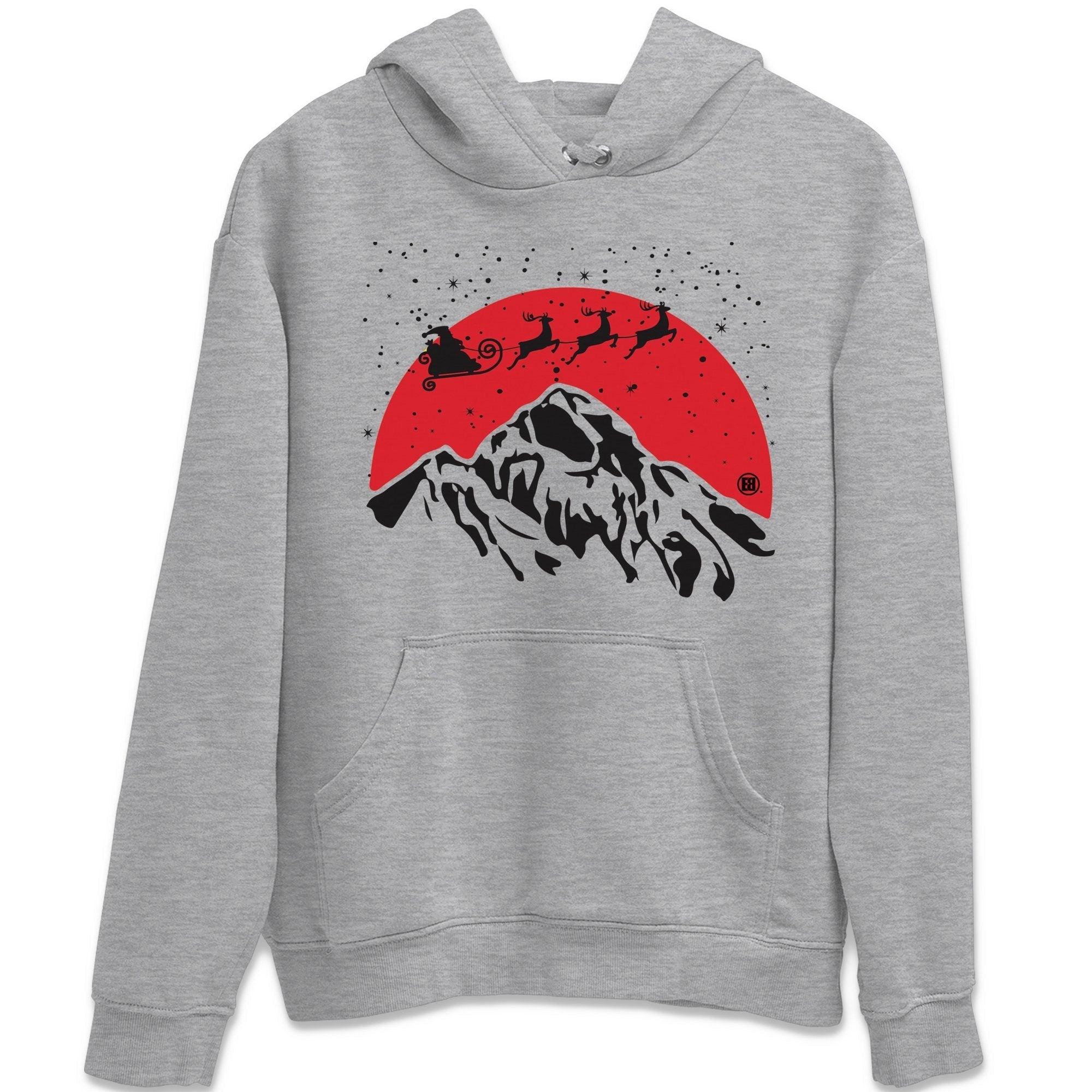 Jordan 4 Red Thunder Sneaker Match Tees Santa Silhouette Sneaker Tees Jordan 4 Red Thunder Sneaker Release Tees Unisex Shirts