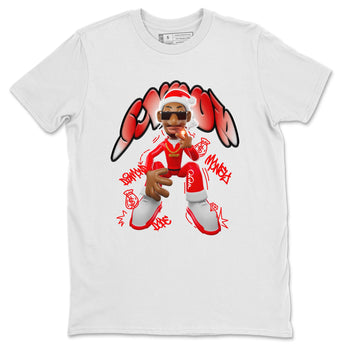 Air Jordan 12 Cherry shirt to match jordans Santa Snoop sneaker tees christmas gift Xmas outfit AJ12 Cherry SNRT Sneaker Release Tees Unisex White 2 T-Shirt