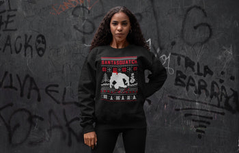 Jordan 4 Red Thunder Sneaker Match Tees Santa Squatch Sneaker Tees Jordan 4 Red Thunder Sneaker Release Tees Unisex Shirts