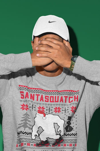 Jordan 4 Red Thunder Sneaker Match Tees Santa Squatch Sneaker Tees Jordan 4 Red Thunder Sneaker Release Tees Unisex Shirts