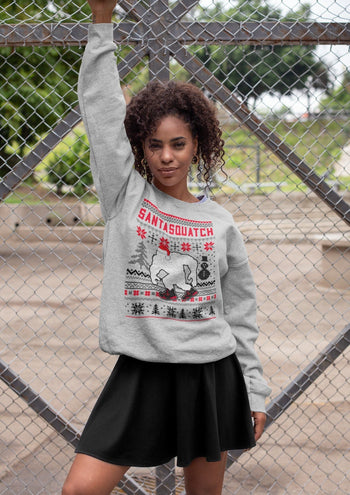 Jordan 4 Red Thunder Sneaker Match Tees Santa Squatch Sneaker Tees Jordan 4 Red Thunder Sneaker Release Tees Unisex Shirts