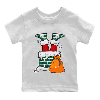 Jordan 1 Gorge Green Sneaker Match Tees Santa Stuck In Chimney Sneaker Tees Jordan 1 Gorge Green Sneaker Release Tees Kids Shirts