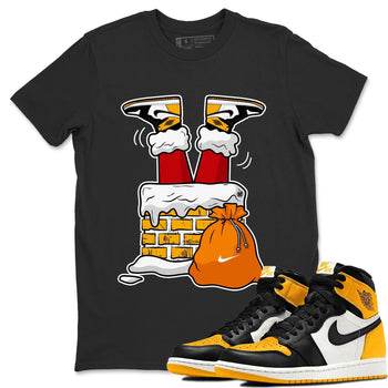 Jordan 1 Taxi Sneaker Match Tees Santa Stuck In Chimney Sneaker Tees Jordan 1 Taxi Sneaker Release Tees Unisex Shirts