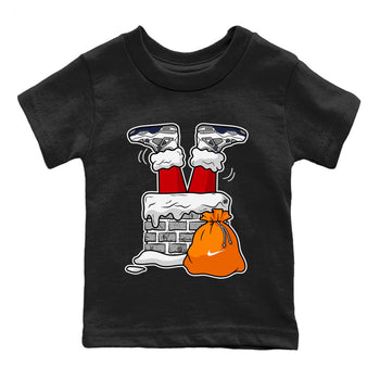Jordan 4 Midnight Navy Sneaker Match Tees Santa Stuck In Chimney Sneaker Tees Jordan 4 Midnight Navy Sneaker Release Tees Kids Shirts