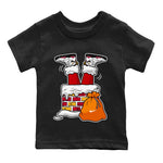 Jordan 7 Cardinal Sneaker Match Tees Santa Stuck In Chimney Sneaker Tees Jordan 7 Cardinal Sneaker Release Tees Kids Shirts