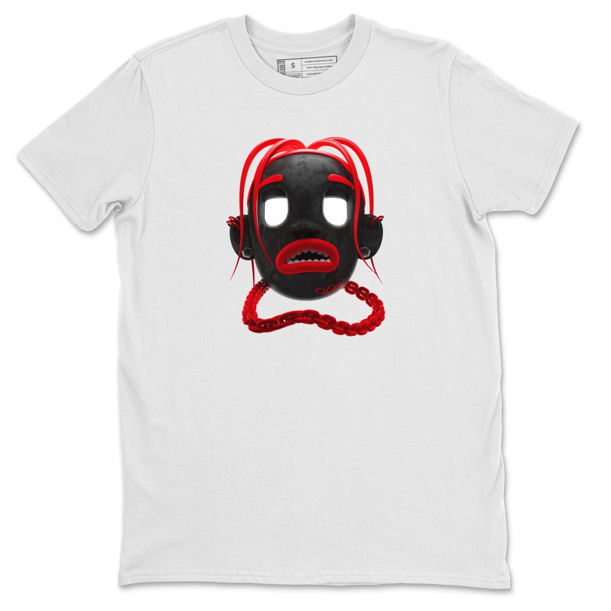 Air Jordan 6 Toro Bravo Sneaker Match Tees Goosebumps Boy Sneaker Tees 3D Graphic Design Shirts AJ6 Toro Bravo Sneaker Release Tees Unisex Shirts White 2