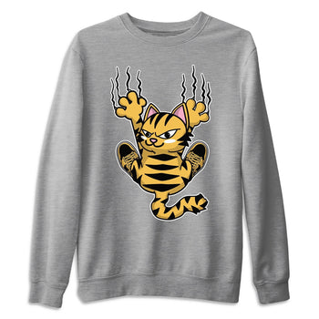 Jordan 1 Pollen Sneaker Match Tees Scratching Cat Sneaker Tees Jordan 1 Pollen Sneaker Release Tees Unisex Shirts
