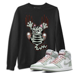 Jordan 1 Seafoam Sneaker Match Tees Scratching Cat Sneaker Tees Jordan 1 Seafoam Sneaker Release Tees Unisex Shirts