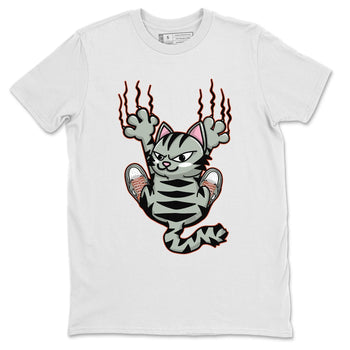 Jordan 1 Seafoam Sneaker Match Tees Scratching Cat Sneaker Tees Jordan 1 Seafoam Sneaker Release Tees Unisex Shirts