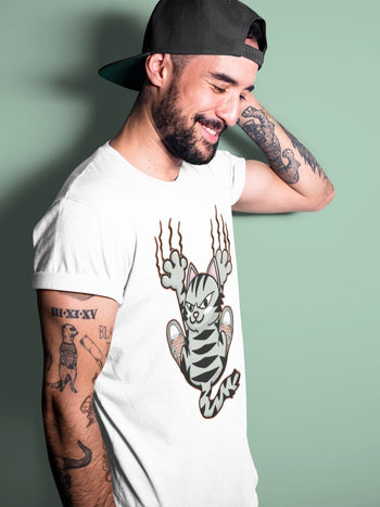 Jordan 1 Seafoam Sneaker Match Tees Scratching Cat Sneaker Tees Jordan 1 Seafoam Sneaker Release Tees Unisex Shirts