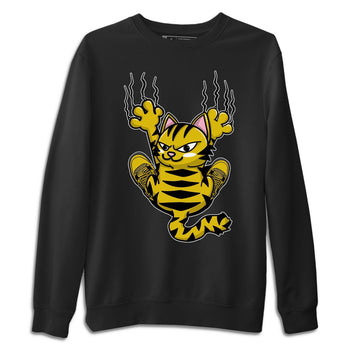 Jordan 4 Lightning Sneaker Match Tees Scratching Cat Sneaker Tees Jordan 4 Lightning Sneaker Release Tees Unisex Shirts