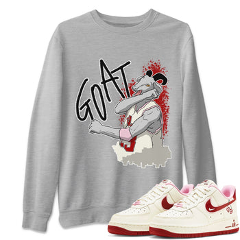 Air Force 1 Valentines Day Sneaker Match Tees Screaming Goat Sneaker Tees Air Force 1 Valentines Day Sneaker Release Tees Unisex Shirts