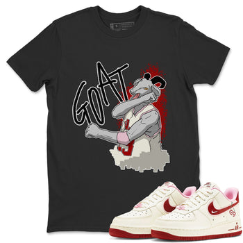 Air Force 1 Valentines Day Sneaker Match Tees Screaming Goat Sneaker Tees Air Force 1 Valentines Day Sneaker Release Tees Unisex Shirts