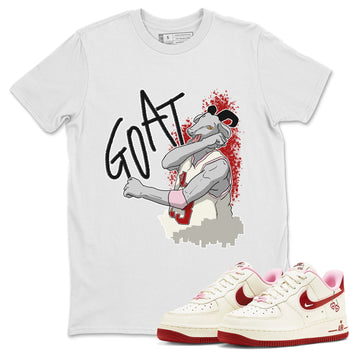 Air Force 1 Valentines Day Sneaker Match Tees Screaming Goat Sneaker Tees Air Force 1 Valentines Day Sneaker Release Tees Unisex Shirts