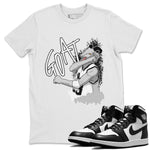 Jordan 1 Black White Sneaker Match Tees Screaming Goat Sneaker Tees Jordan 1 Black White Sneaker Release Tees Unisex Shirts