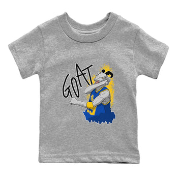 Jordan 1 Game Royal Varsity Maize Sneaker Match Tees Screaming Goat Sneaker Tees Jordan 1 Game Royal Varsity Maize Sneaker Release Tees Kids Shirts