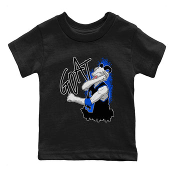 Jordan 1 High OG Royal Reimagined shirt to match jordans Screaming Goat sneaker tees Air Jordan 1 Royal Reimagined SNRT Sneaker Release Tees Crew Neck T-ShirtBaby Toddler Black 2 T-Shirt