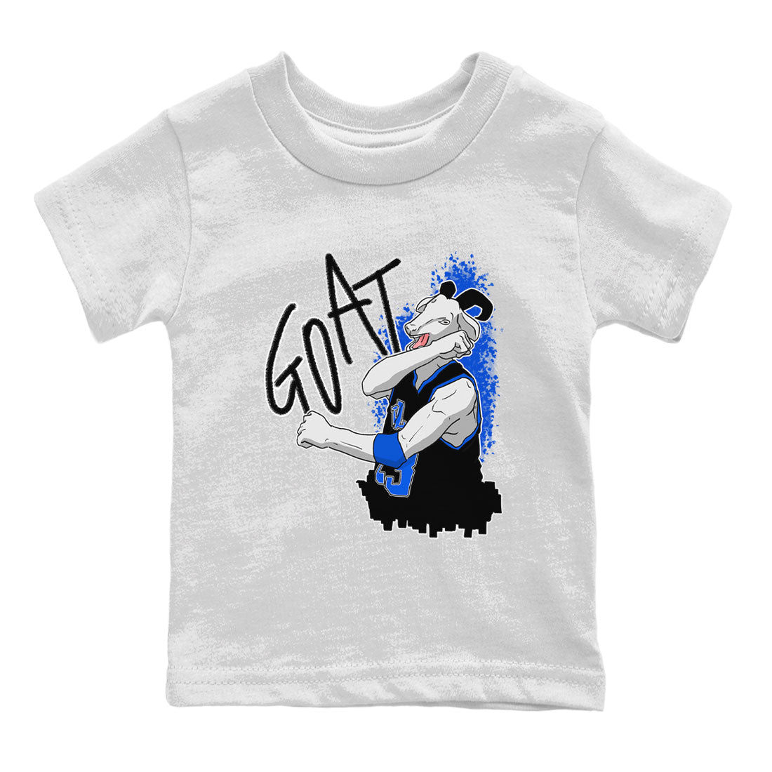 Jordan 1 High OG Royal Reimagined shirt to match jordans Screaming Goat sneaker tees Air Jordan 1 Royal Reimagined SNRT Sneaker Release Tees Crew Neck T-ShirtBaby Toddler White 2 T-Shirt