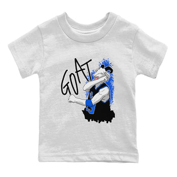 Jordan 1 High OG Royal Reimagined shirt to match jordans Screaming Goat sneaker tees Air Jordan 1 Royal Reimagined SNRT Sneaker Release Tees Crew Neck T-ShirtBaby Toddler White 2 T-Shirt
