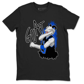 Jordan 1 High OG Royal Reimagined shirt to match jordans Screaming Goat sneaker tees Air Jordan 1 Royal Reimagined SNRT Sneaker Release Tees Crew Neck T-ShirtUnisex Black 2 T-Shirt