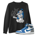 Jordan 1 True Blue Sneaker Match Tees Screaming Goat Sneaker Tees Jordan 1 True Blue Sneaker Release Tees Unisex Shirts