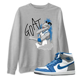 Jordan 1 True Blue Sneaker Match Tees Screaming Goat Sneaker Tees Jordan 1 True Blue Sneaker Release Tees Unisex Shirts