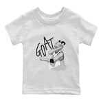 Jordan 1 White Cement Sneaker Match Tees Screaming Goat Sneaker Tees Jordan 1 White Cement Sneaker Release Tees Kids Shirts