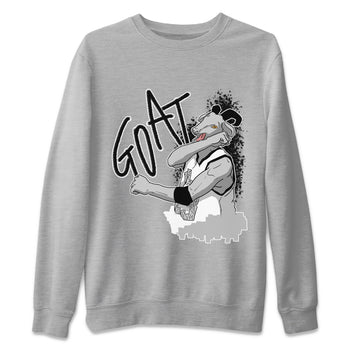 Jordan 1 White Cement Sneaker Match Tees Screaming Goat Sneaker Tees Jordan 1 White Cement Sneaker Release Tees Unisex Shirts
