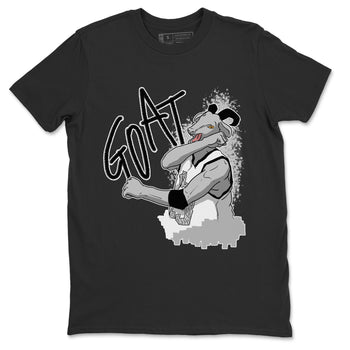 Jordan 1 White Cement Sneaker Match Tees Screaming Goat Sneaker Tees Jordan 1 White Cement Sneaker Release Tees Unisex Shirts