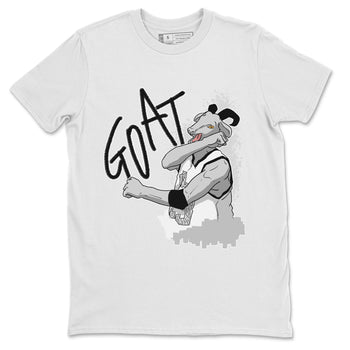Jordan 1 White Cement Sneaker Match Tees Screaming Goat Sneaker Tees Jordan 1 White Cement Sneaker Release Tees Unisex Shirts