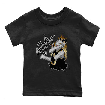 Jordan 12 Black Taxi Sneaker Match Tees Screaming Goat Sneaker Tees Jordan 12 Black Taxi Sneaker Release Tees Kids Shirts