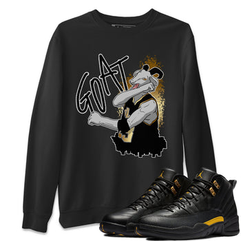 Jordan 12 Black Taxi Sneaker Match Tees Screaming Goat Sneaker Tees Jordan 12 Black Taxi Sneaker Release Tees Unisex Shirts