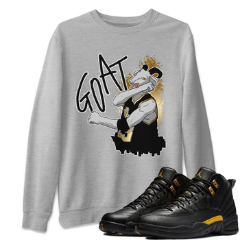 Jordan 12 Black Taxi Sneaker Match Tees Screaming Goat Sneaker Tees Jordan 12 Black Taxi Sneaker Release Tees Unisex Shirts