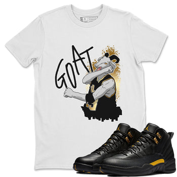 Jordan 12 Black Taxi Sneaker Match Tees Screaming Goat Sneaker Tees Jordan 12 Black Taxi Sneaker Release Tees Unisex Shirts