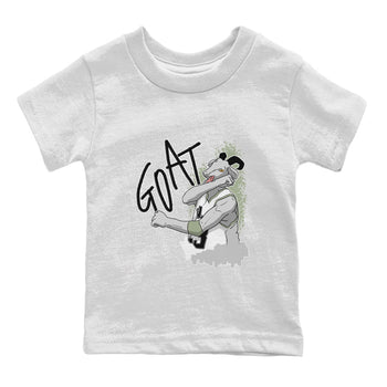 Jordan 4 Seafoam Sneaker Match Tees Screaming Goat Sneaker Tees Jordan 4 Seafoam Sneaker Release Tees Kids Shirts