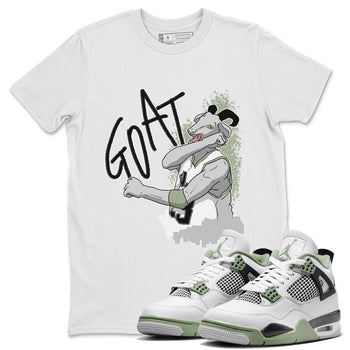 Jordan 4 Seafoam Sneaker Match Tees Screaming Goat Sneaker Tees Jordan 4 Seafoam Sneaker Release Tees Unisex Shirts